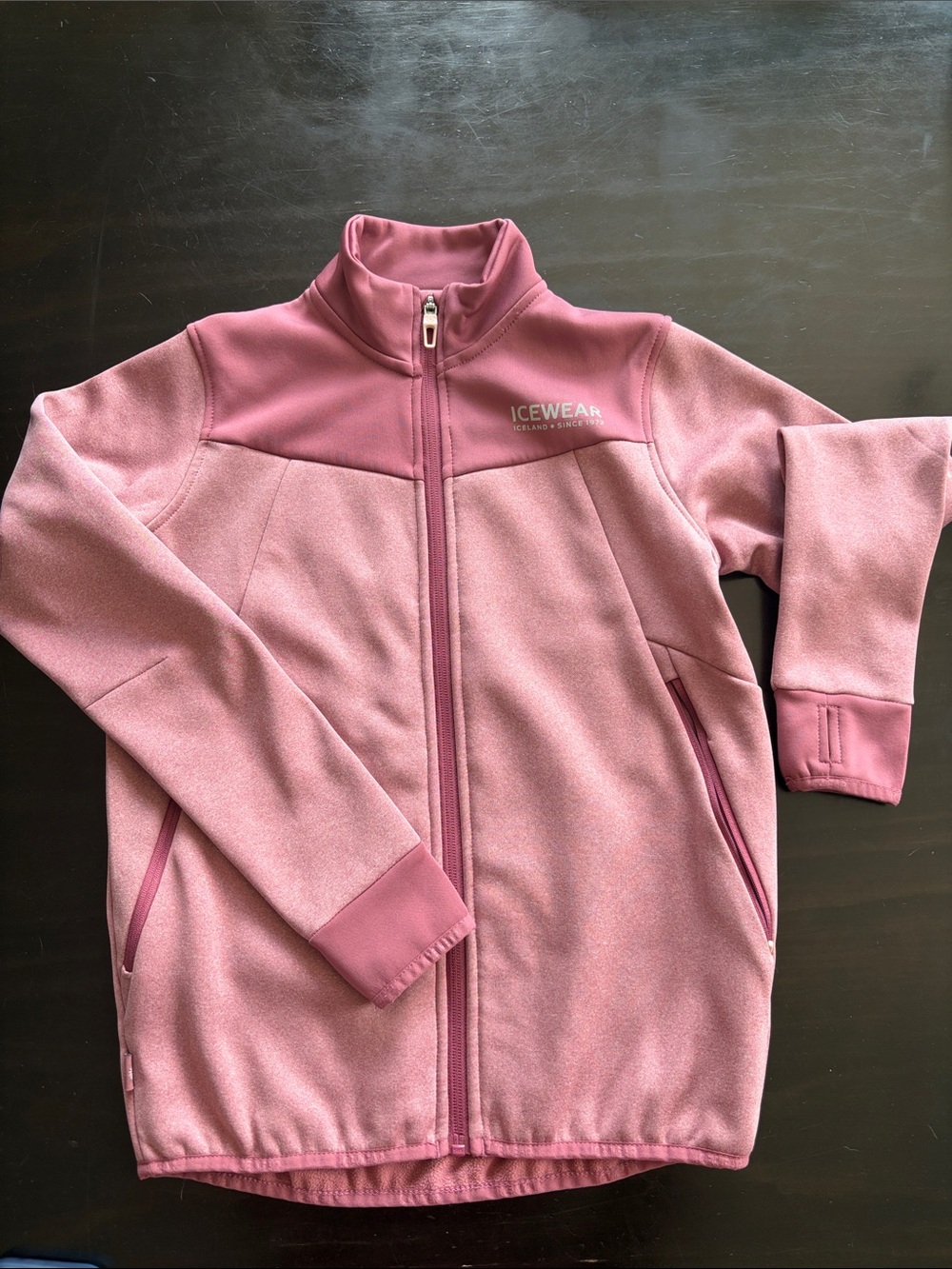 Icewear Kids' Pink Full-Zip Fleece Jacket